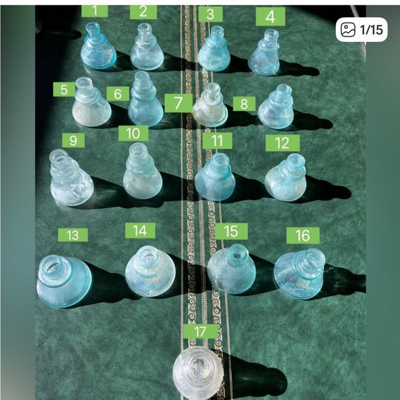 Mystery Antique Inkwell Bundle Set of 4! - Picture 9 of 16